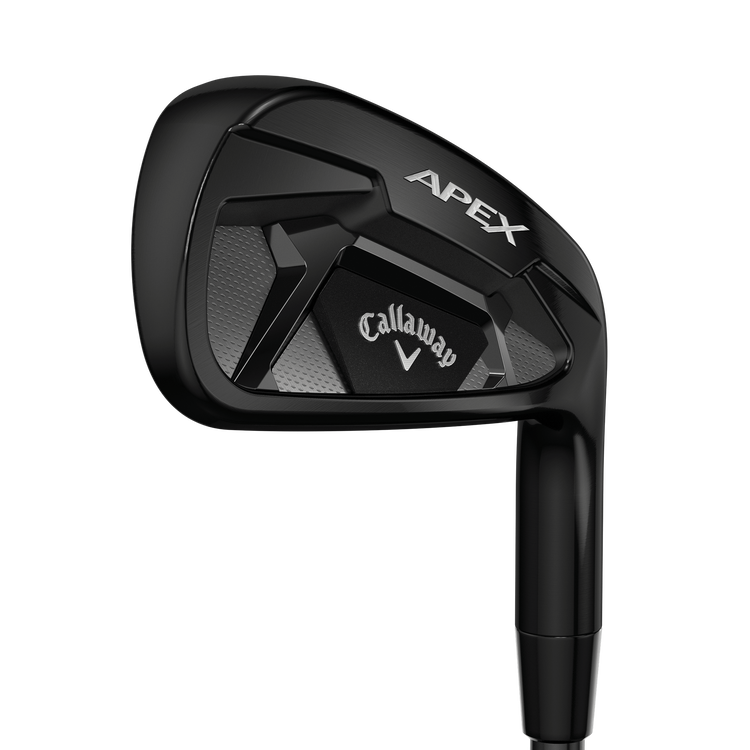 APEX 21 Black 4-PW Iron Set with Steel Shafts